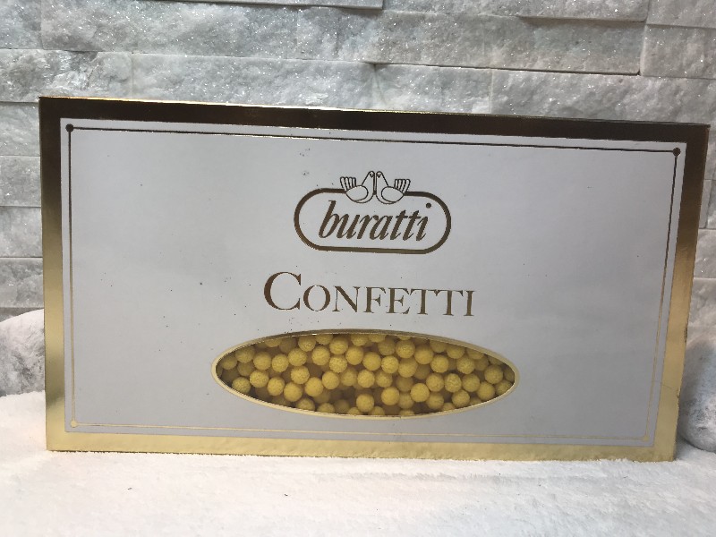 Confetti Buratti - Confetti Mimosa Gialla 1 Kg - Dolci Ricordi Bomboniere -  Dettaglio prodotto